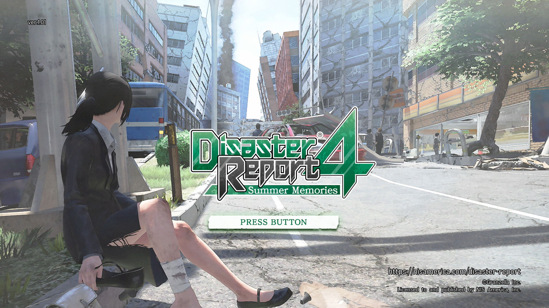 Disaster Report 4 Title Screen