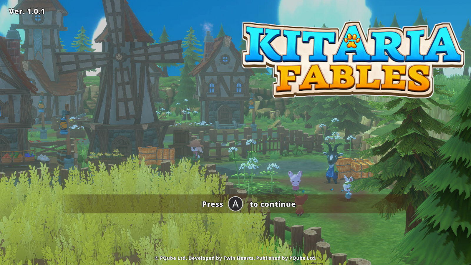 Kitaria Fables Title Screen